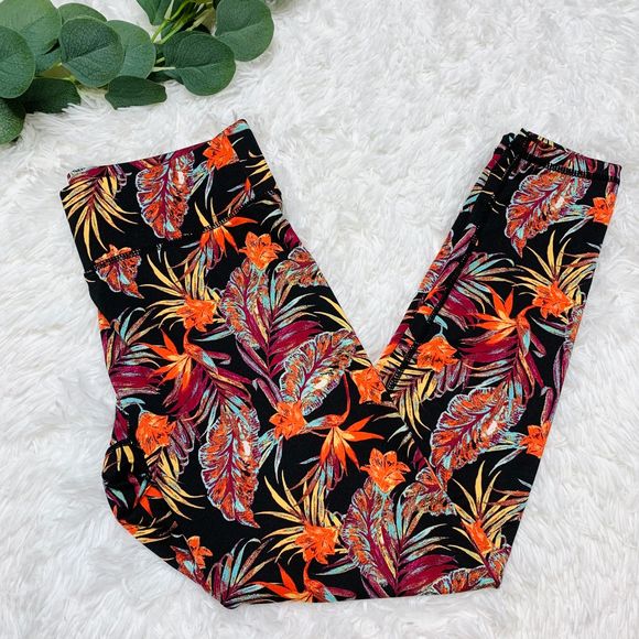 MINKPINK Move Tropical Floral High Rise Leggings S - Picture 1 of 9